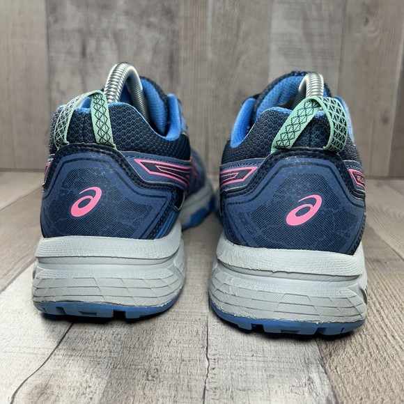 Asics GEL-Venture 7 Peacoat Women's Running Shoes Blue Pink Size 10 1012A476 - Picture 10 of 16